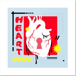 Heart Creative Illustration Posters and Art